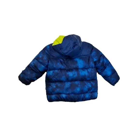 NEW! BOYS SNOZU HOODIE JACKET INNER FLEECE AND KNIT BEANIE BLUE,GREEN SIZE 6 - Picture 7 of 13